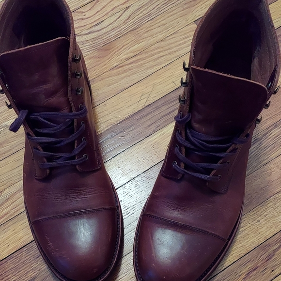 JCREW'S BROWN LEATHER BOOTS, Men's size 11 - Picture 8 of 10